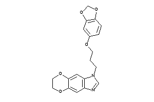 3-[3-(1,3-benzodioxol-5-yloxy)propyl]-6,7-dihydro-[1,4]dioxino[2,3-f]benzimidazole