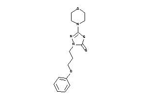 5-morpholino-3-(3-phenoxypropyl)-1,3,4-thiadiazole-2-thione