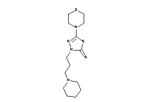 5-morpholino-3-(3-piperidinopropyl)-1,3,4-thiadiazole-2-thione