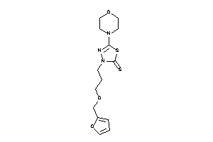 3-[3-(2-furfuryloxy)propyl]-5-morpholino-1,3,4-thiadiazole-2-thione