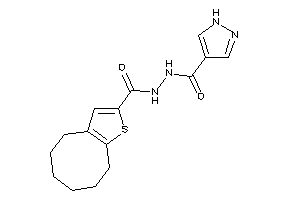 N'-(4,5,6,7,8,9-hexahydrocycloocta[b]thiophene-2-carbonyl)-1H-pyrazole-4-carbohydrazide