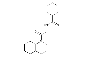 N-[2-(3,4,4a,5,6,7,8,8a-octahydro-2H-quinolin-1-yl)-2-keto-ethyl]cyclohexanecarboxamide