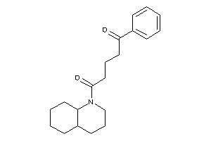 1-(3,4,4a,5,6,7,8,8a-octahydro-2H-quinolin-1-yl)-5-phenyl-pentane-1,5-dione