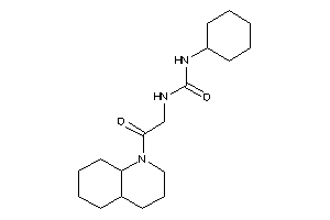 1-[2-(3,4,4a,5,6,7,8,8a-octahydro-2H-quinolin-1-yl)-2-keto-ethyl]-3-cyclohexyl-urea