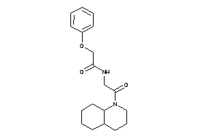 N-[2-(3,4,4a,5,6,7,8,8a-octahydro-2H-quinolin-1-yl)-2-keto-ethyl]-2-phenoxy-acetamide