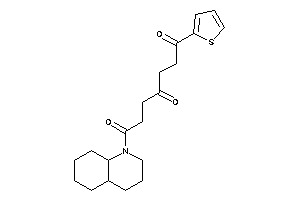 1-(3,4,4a,5,6,7,8,8a-octahydro-2H-quinolin-1-yl)-7-(2-thienyl)heptane-1,4,7-trione