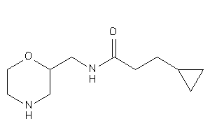 3-cyclopropyl-N-(morpholin-2-ylmethyl)propionamide