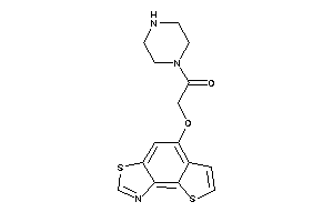 1-piperazino-2-thieno[2,3-e][1,3]benzothiazol-5-yloxy-ethanone