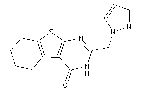 2-(pyrazol-1-ylmethyl)-5,6,7,8-tetrahydro-3H-benzothiopheno[2,3-d]pyrimidin-4-one