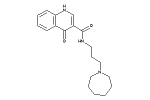 N-[3-(azepan-1-yl)propyl]-4-keto-1H-quinoline-3-carboxamide