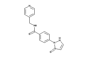 4-(5-keto-3-pyrazolin-1-yl)-N-(4-pyridylmethyl)benzamide