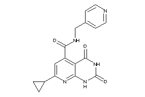 7-cyclopropyl-2,4-diketo-N-(4-pyridylmethyl)-1H-pyrido[2,3-d]pyrimidine-5-carboxamide