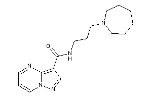 N-[3-(azepan-1-yl)propyl]pyrazolo[1,5-a]pyrimidine-3-carboxamide