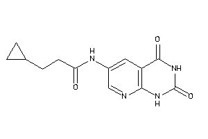 3-cyclopropyl-N-(2,4-diketo-1H-pyrido[2,3-d]pyrimidin-6-yl)propionamide