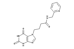 4-(2,6-diketo-3H-purin-7-yl)-N-(2-pyridylmethyl)butyramide