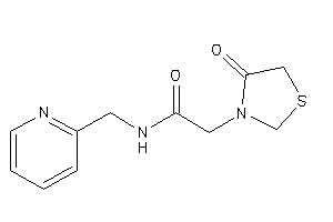 2-(4-ketothiazolidin-3-yl)-N-(2-pyridylmethyl)acetamide