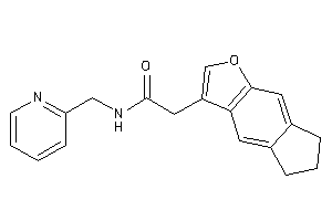 2-(6,7-dihydro-5H-cyclopenta[f]benzofuran-3-yl)-N-(2-pyridylmethyl)acetamide