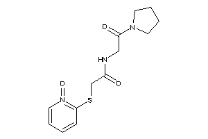 2-[(1-keto-2-pyridyl)thio]-N-(2-keto-2-pyrrolidino-ethyl)acetamide