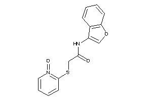 N-(benzofuran-3-yl)-2-[(1-keto-2-pyridyl)thio]acetamide