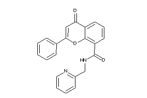 4-keto-2-phenyl-N-(2-pyridylmethyl)chromene-8-carboxamide