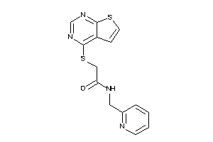 N-(2-pyridylmethyl)-2-(thieno[2,3-d]pyrimidin-4-ylthio)acetamide