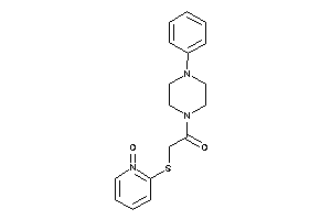 2-[(1-keto-2-pyridyl)thio]-1-(4-phenylpiperazino)ethanone