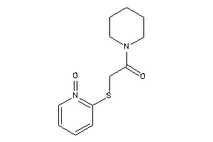 2-[(1-keto-2-pyridyl)thio]-1-piperidino-ethanone