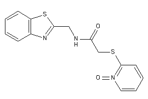 N-(1,3-benzothiazol-2-ylmethyl)-2-[(1-keto-2-pyridyl)thio]acetamide