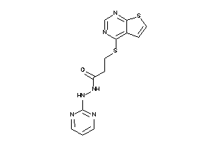 N'-(2-pyrimidyl)-3-(thieno[2,3-d]pyrimidin-4-ylthio)propionohydrazide