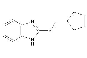 2-(cyclopentylmethylthio)-1H-benzimidazole