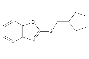 2-(cyclopentylmethylthio)-1,3-benzoxazole