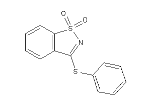 3-(phenylthio)-1,2-benzothiazole 1,1-dioxide