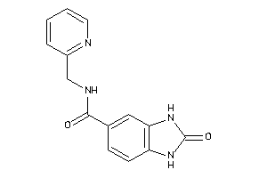 2-keto-N-(2-pyridylmethyl)-1,3-dihydrobenzimidazole-5-carboxamide