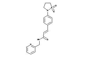 3-[4-(1,1-diketo-1,2-thiazolidin-2-yl)phenyl]-N-(2-pyridylmethyl)acrylamide