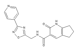 2-keto-N-[[3-(4-pyridyl)-1,2,4-oxadiazol-5-yl]methyl]-1,5,6,7-tetrahydro-1-pyrindine-3-carboxamide