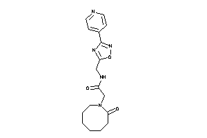 2-(2-ketoazocan-1-yl)-N-[[3-(4-pyridyl)-1,2,4-oxadiazol-5-yl]methyl]acetamide
