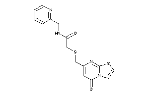 Image of 2-[(5-ketothiazolo[3,2-a]pyrimidin-7-yl)methylthio]-N-(2-pyridylmethyl)acetamide