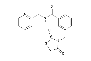 3-[(2,4-diketothiazolidin-3-yl)methyl]-N-(2-pyridylmethyl)benzamide