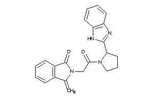 2-[2-[2-(1H-benzimidazol-2-yl)pyrrolidino]-2-keto-ethyl]-3-methylene-isoindolin-1-one