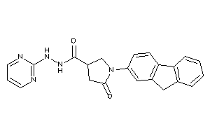 1-(9H-fluoren-2-yl)-5-keto-N'-(2-pyrimidyl)pyrrolidine-3-carbohydrazide