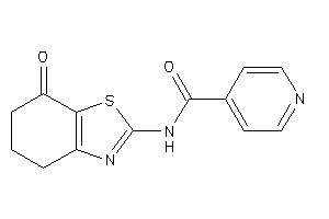 N-(7-keto-5,6-dihydro-4H-1,3-benzothiazol-2-yl)isonicotinamide