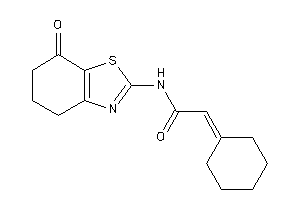 2-cyclohexylidene-N-(7-keto-5,6-dihydro-4H-1,3-benzothiazol-2-yl)acetamide