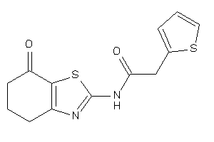 N-(7-keto-5,6-dihydro-4H-1,3-benzothiazol-2-yl)-2-(2-thienyl)acetamide