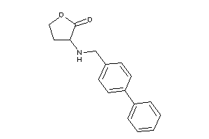 3-[(4-phenylbenzyl)amino]tetrahydrofuran-2-one