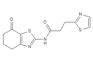 N-(7-keto-5,6-dihydro-4H-1,3-benzothiazol-2-yl)-3-thiazol-2-yl-propionamide