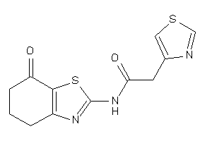 N-(7-keto-5,6-dihydro-4H-1,3-benzothiazol-2-yl)-2-thiazol-4-yl-acetamide