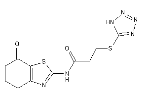 N-(7-keto-5,6-dihydro-4H-1,3-benzothiazol-2-yl)-3-(1H-tetrazol-5-ylthio)propionamide