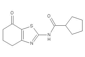 N-(7-keto-5,6-dihydro-4H-1,3-benzothiazol-2-yl)cyclopentanecarboxamide