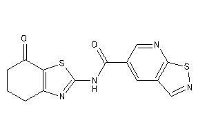 N-(7-keto-5,6-dihydro-4H-1,3-benzothiazol-2-yl)isothiazolo[5,4-b]pyridine-5-carboxamide
