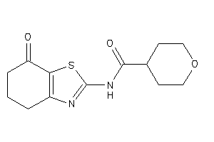 N-(7-keto-5,6-dihydro-4H-1,3-benzothiazol-2-yl)tetrahydropyran-4-carboxamide